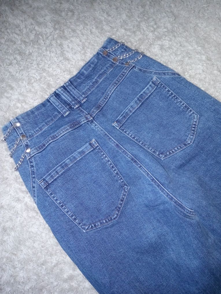 Джинси, штани джинсові на резинці р.xs