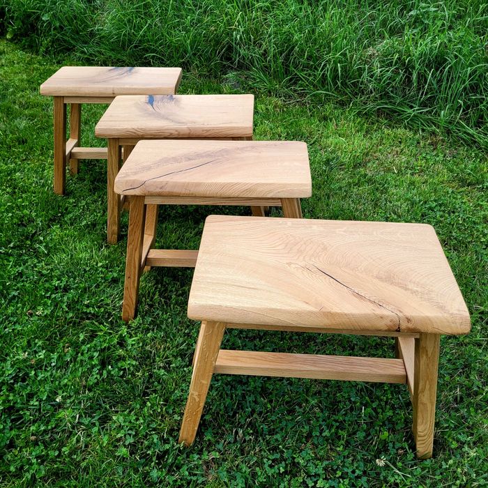 Ryczka dębowa , stołek, taboret