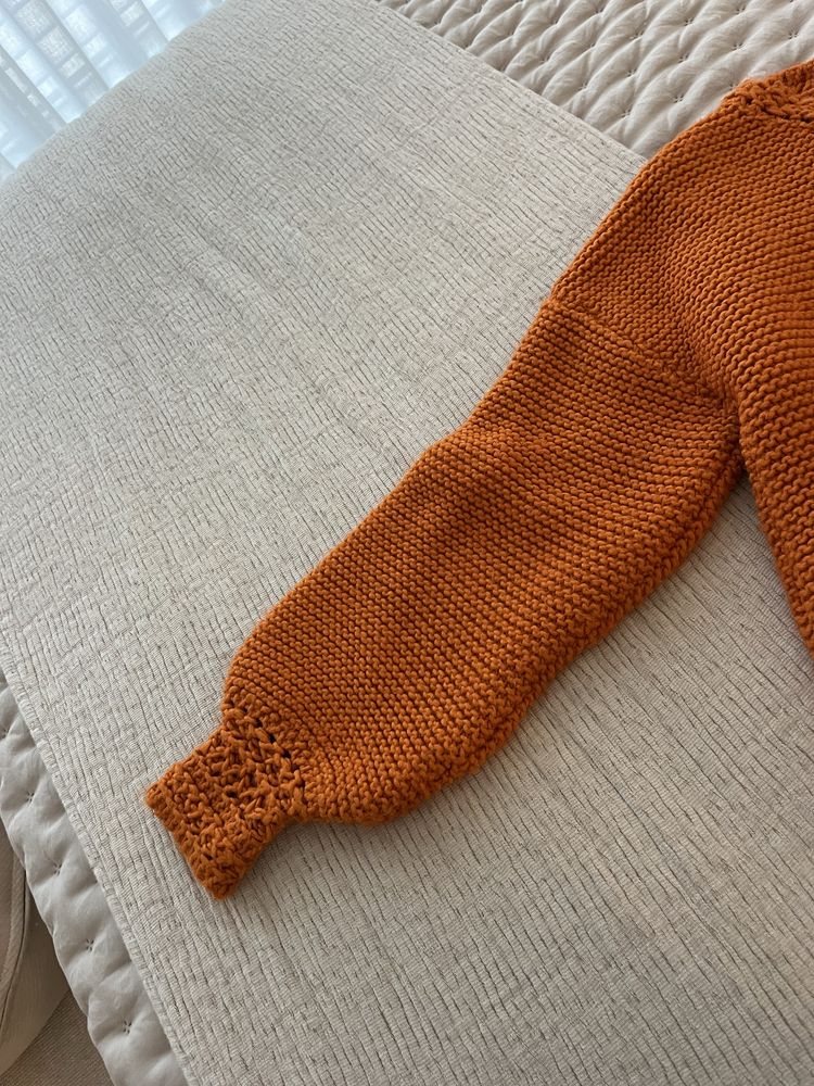 Camisola malha laranja