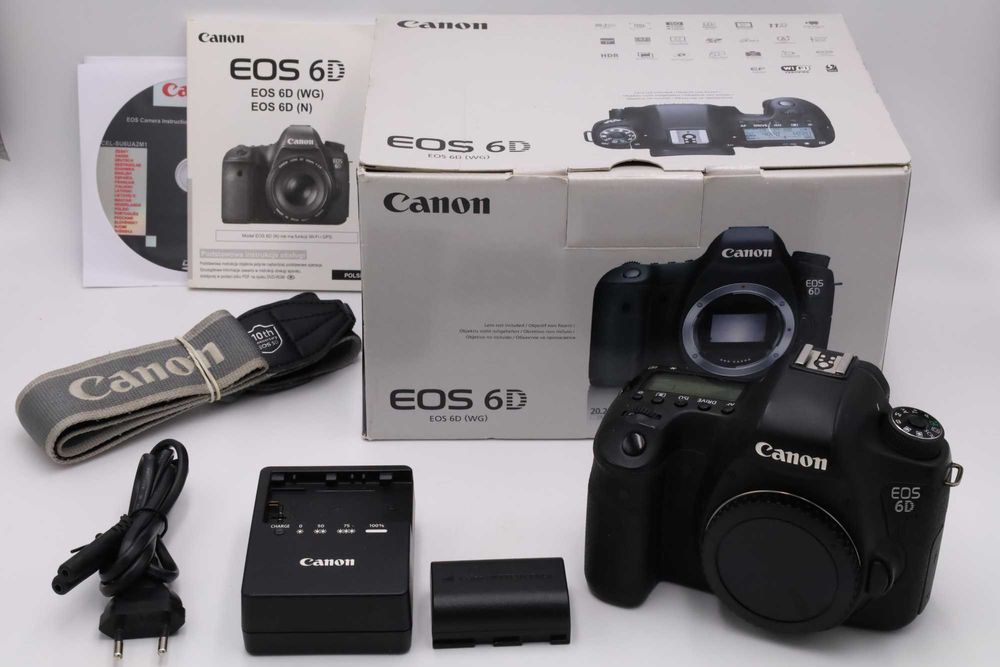Canon EOS 6d przebieg 34 tys. lustrzanka Warszawa