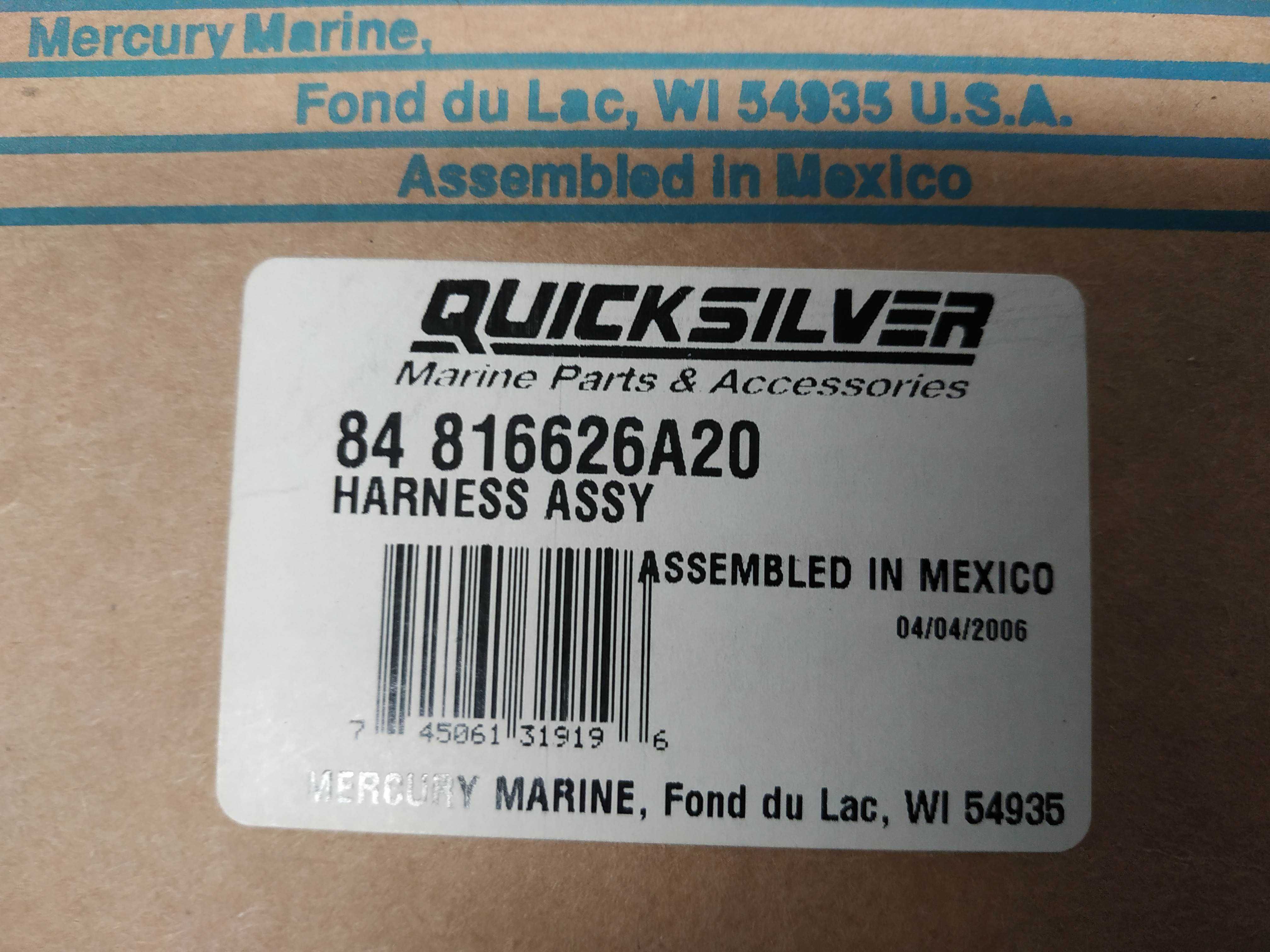 Stacyjka z kablem Mercury Quicksilver