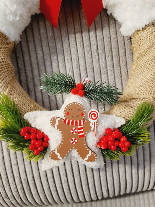 Wianek stroik świąteczny Boże Narodzenie