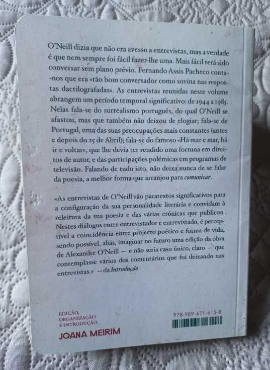 Diz-lhe que Estás Ocupado; Conversas com Alexandre O´Neill - J. Meirim