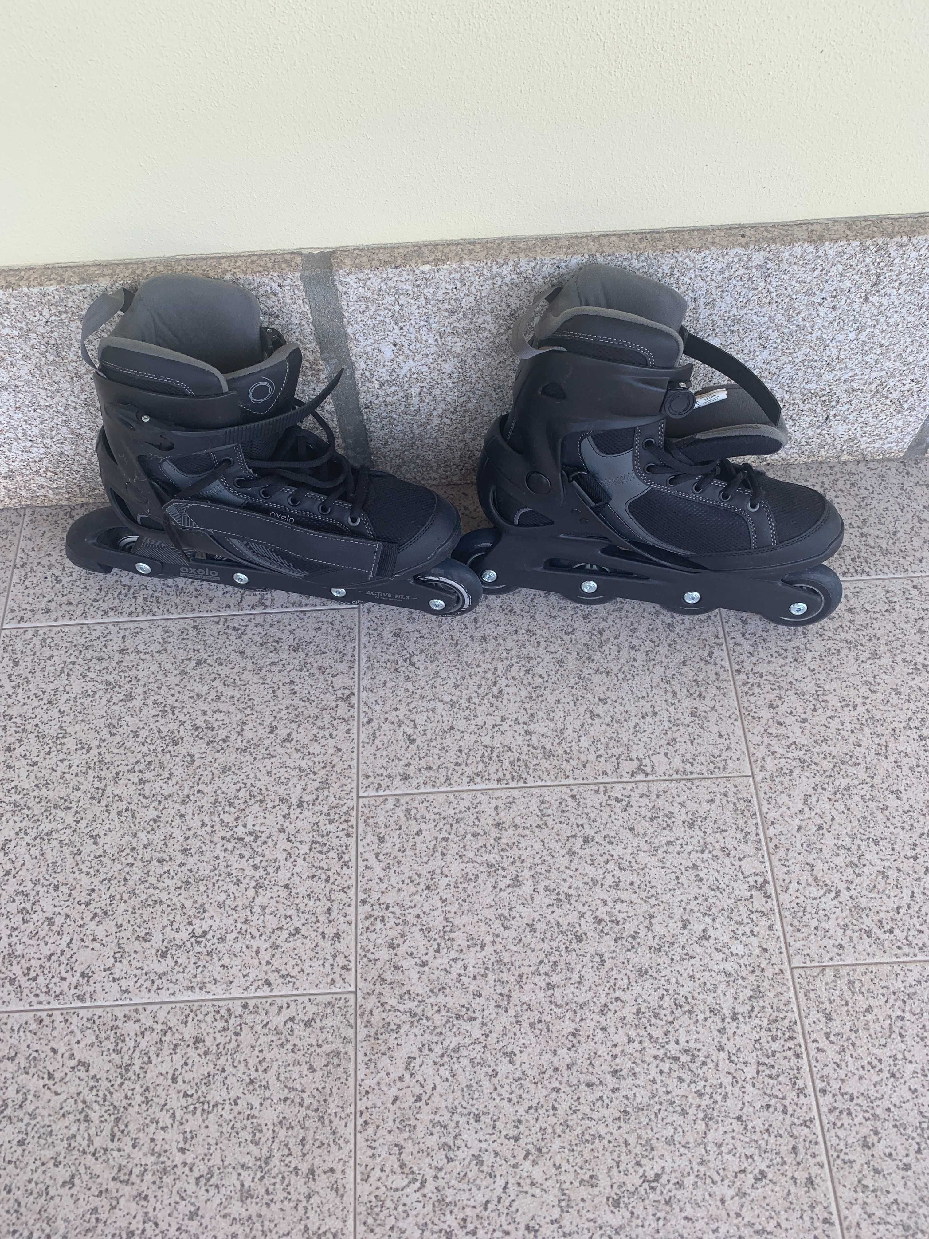 Patins como novos