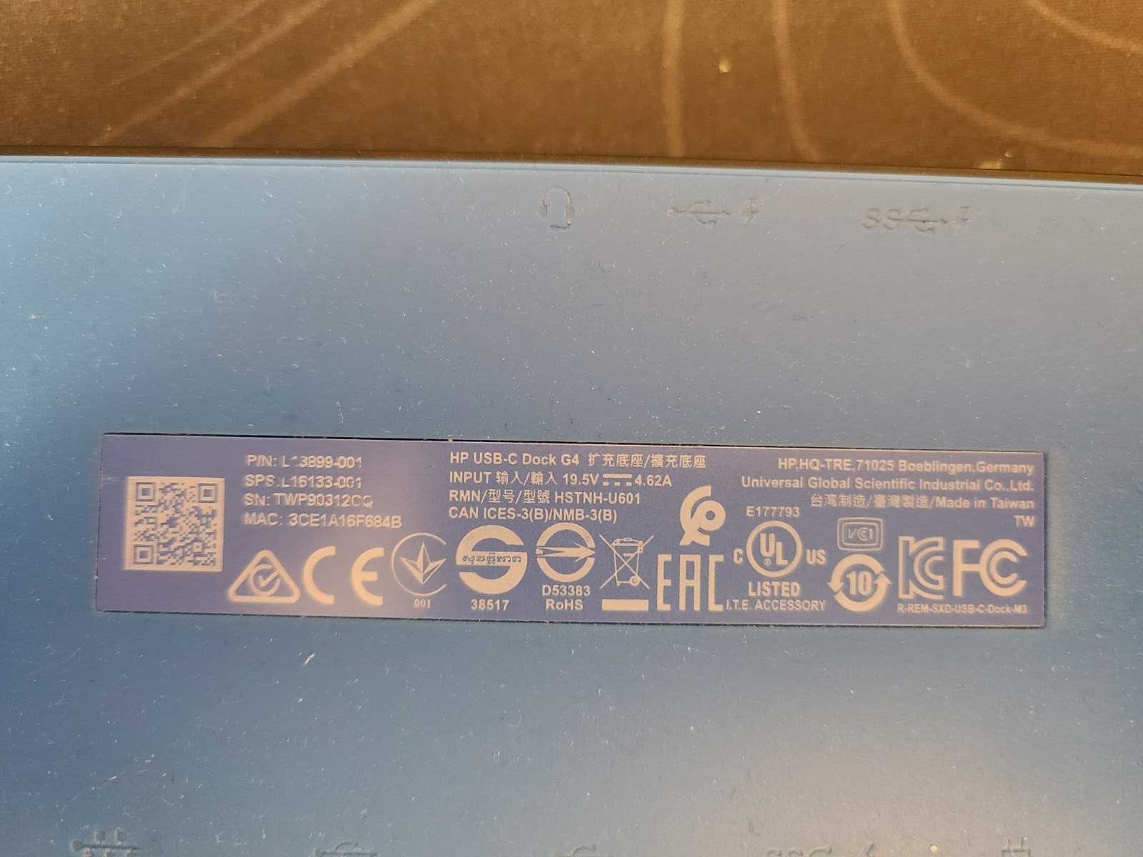 Докстанция  HP L16133-001 - USB-C Dock G4