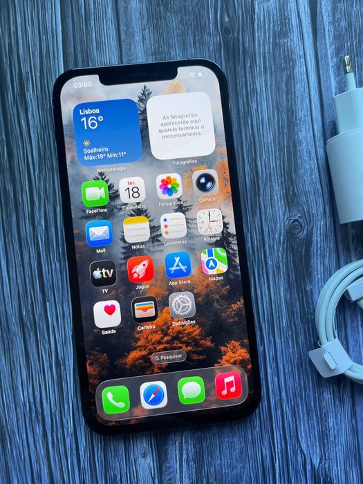  IPhone 12 Pro Max 256 GB Azul Desbloqueado Como Novo