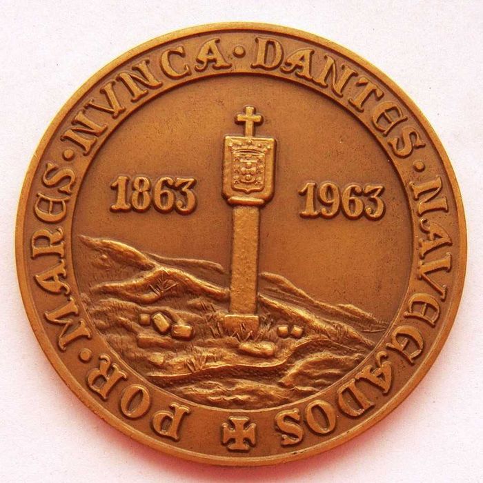 Medalha de Bronze 1º Centenário do Museu da Marinha por CUTILEIRO 1963