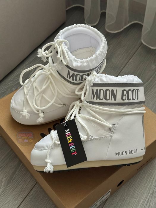 MOON BOOT Pink/White