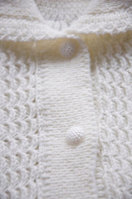Sweter niemowlęcy ECRU BIAŁY R 62-68 2-6m stan idealny