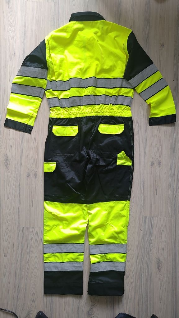 Bulldog Norway Hi-Vis DuraTwill XL kombinezon roboczy odblaskowy serwi