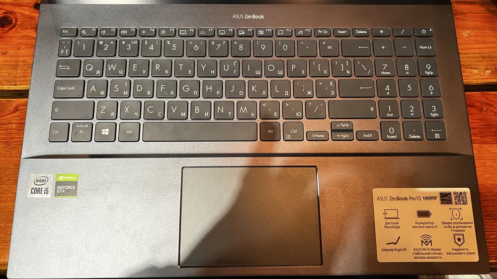 Продам ноктбук Asus Zenbook UX535LI 2021 года