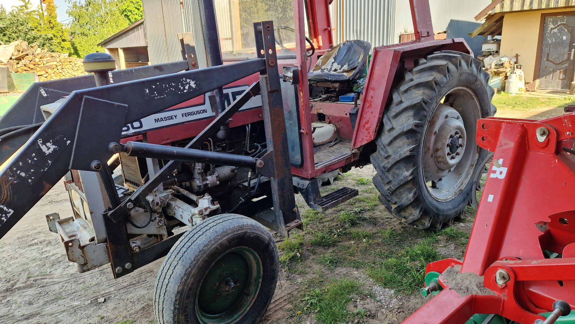 Massey ferguson z ładowaczem tur Okazja pilne