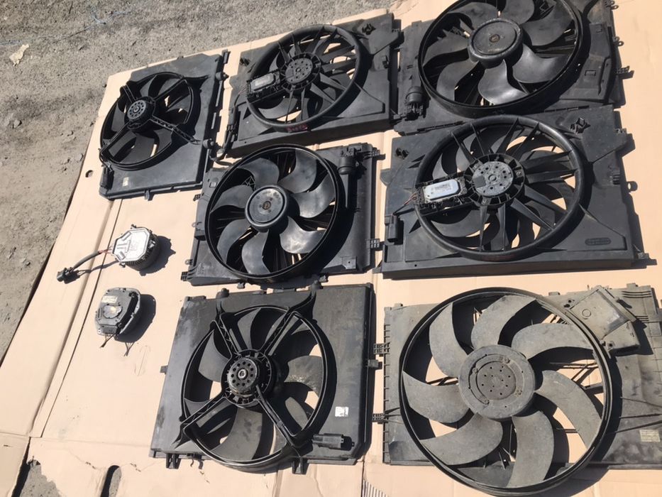 mercedes w 211 210 203 212 220 204 вентилятор дифузор интеркулер радіа