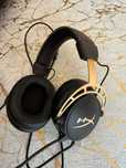 Słuchawki HyperX Cloud Alpha Gold limitowana edycja złote