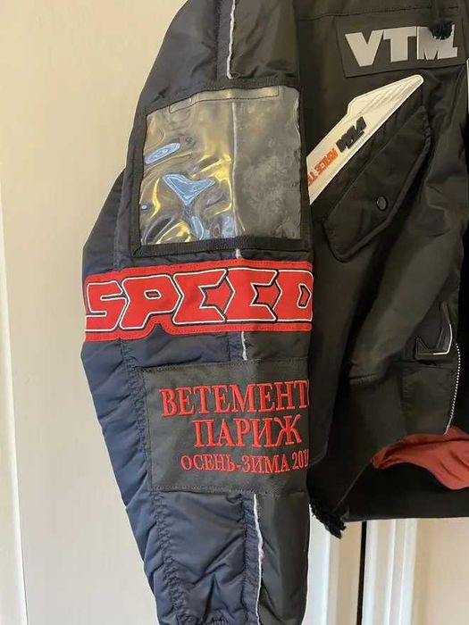 Vetements FW18 Moto Racing Bomber Jacket
