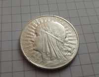 Срібниа монета 5 злотих