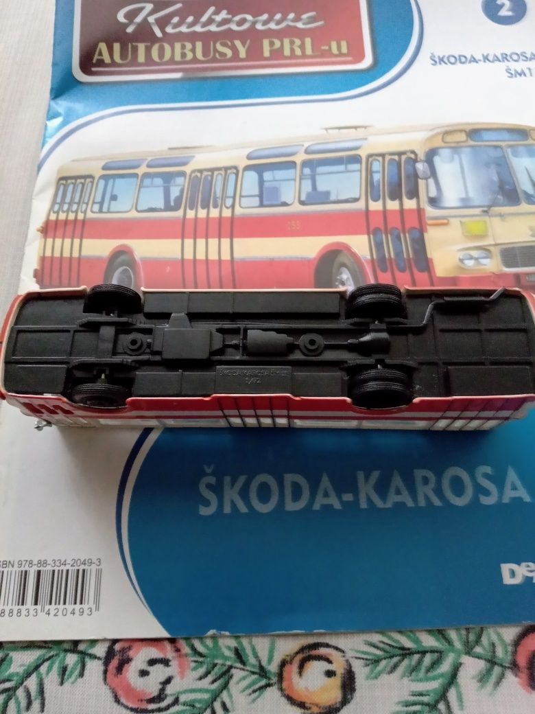 Kultowe autobusy prl Skoda Karosa SM-11 skala 1:72 DeAgostini