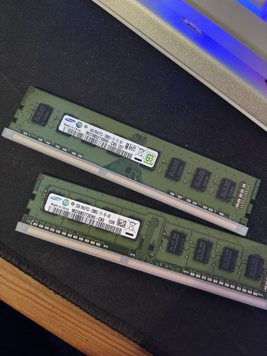 pamięć ram 4GB x 2 / DDR3 / 2Rx8 / PC3 12800U / 11-11-B1