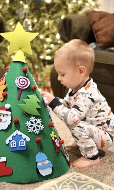 Árvore de Natal em feltro