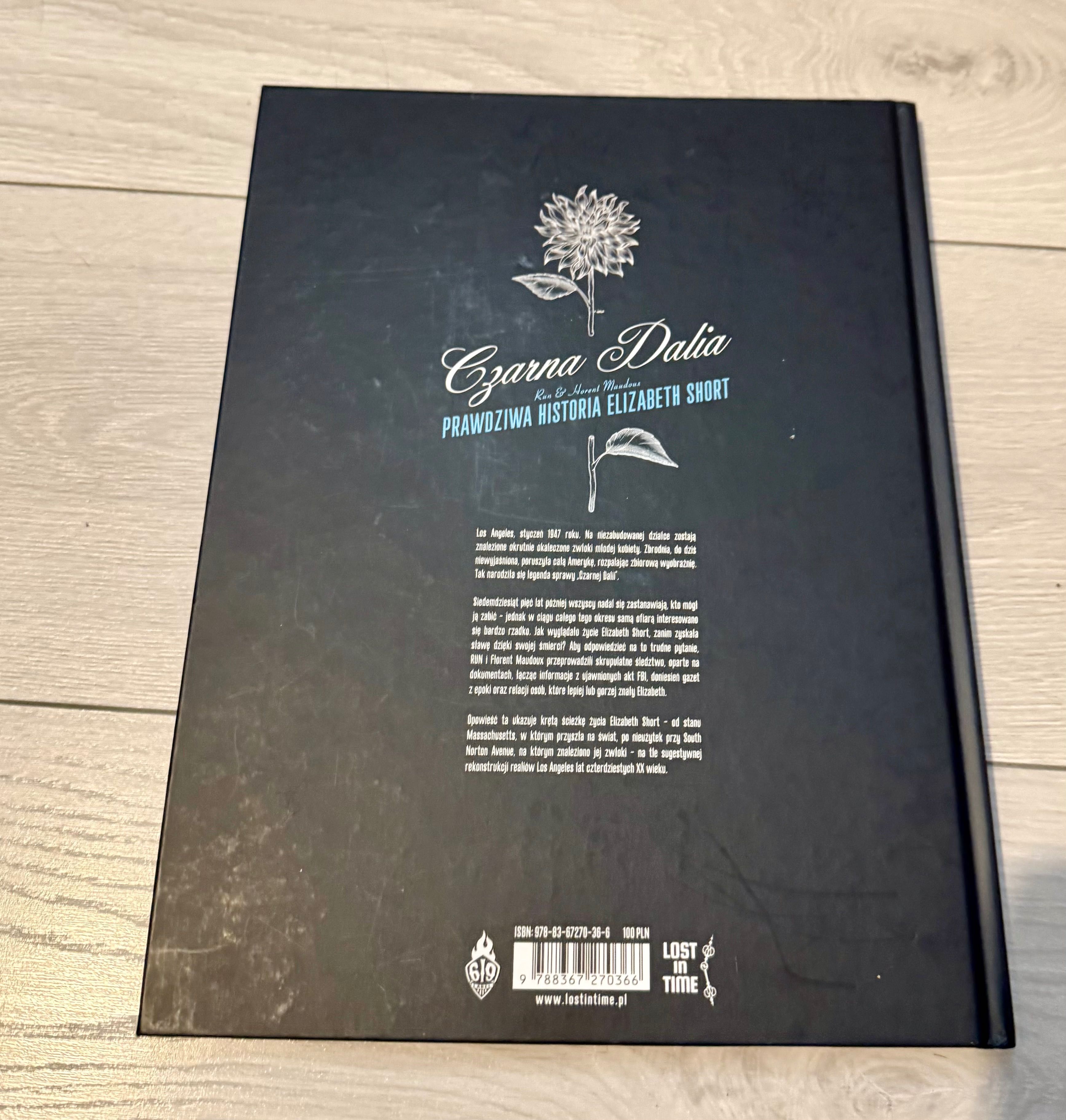 Czarna Dalia komiks true crime kryminał Maudoux Hollywood