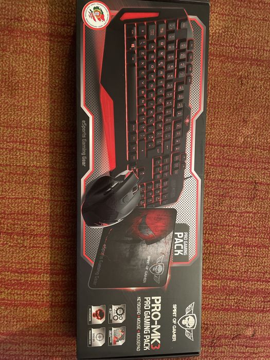 Teclado + Rato + tapete novo