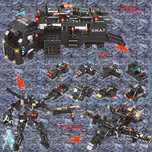 City Special Police 454 Particles 3 Minifigures