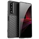 Thunder Case etui Sony Xperia 1 IV silikonowy pancerny pokrowiec czarn