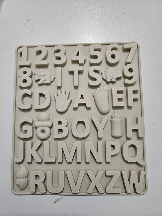 Foremka silikonowa literki