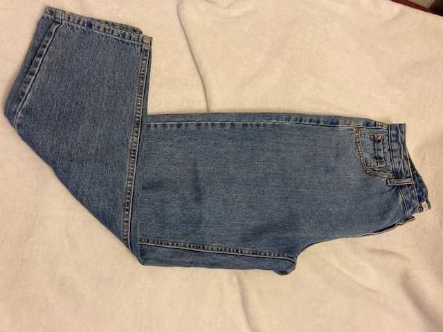 Jeansy niebieskie Pull&Bear, rozm 40, mom fit