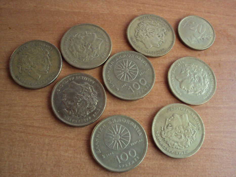 stare monety drahmy greckie