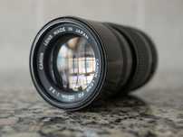 Canon 135mm 3.5 FD em excelente estado. A1 AE1. Vintage Analógico.