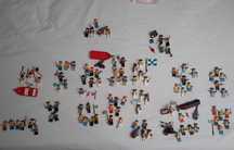 Pirat Kapitan pi055 Rudobrody Hak Lego Pirates z 6289, 6290 Redbeard