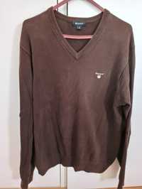 Sweater Gant cor castanho escuro