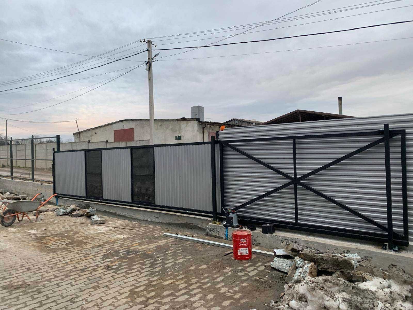 Каркас откатных ворот, Откатные ворота, Ворота автоматические,Сдвижные
