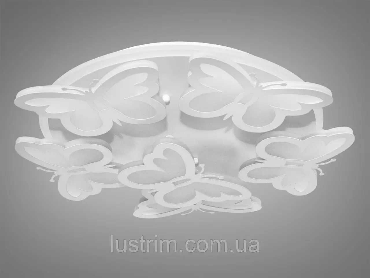 Світлодіодна LED люстра метелики з пультом 105W