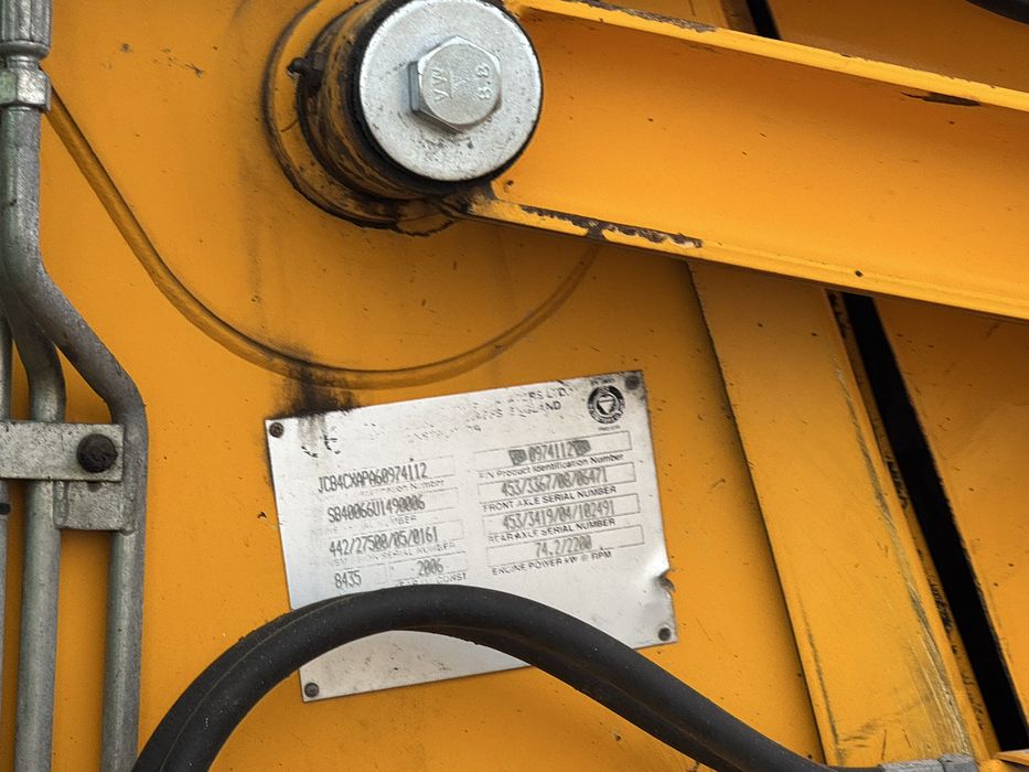 Jcb 4cx joystick koparko-ładowarka