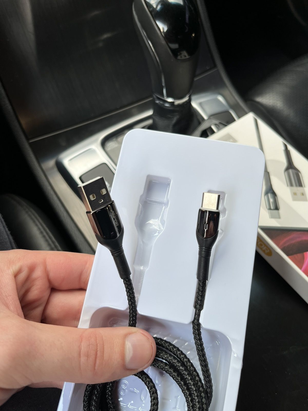 Кабель Aspor AC-10 Fast Charging Cable Type-C 3A (1м) – Black