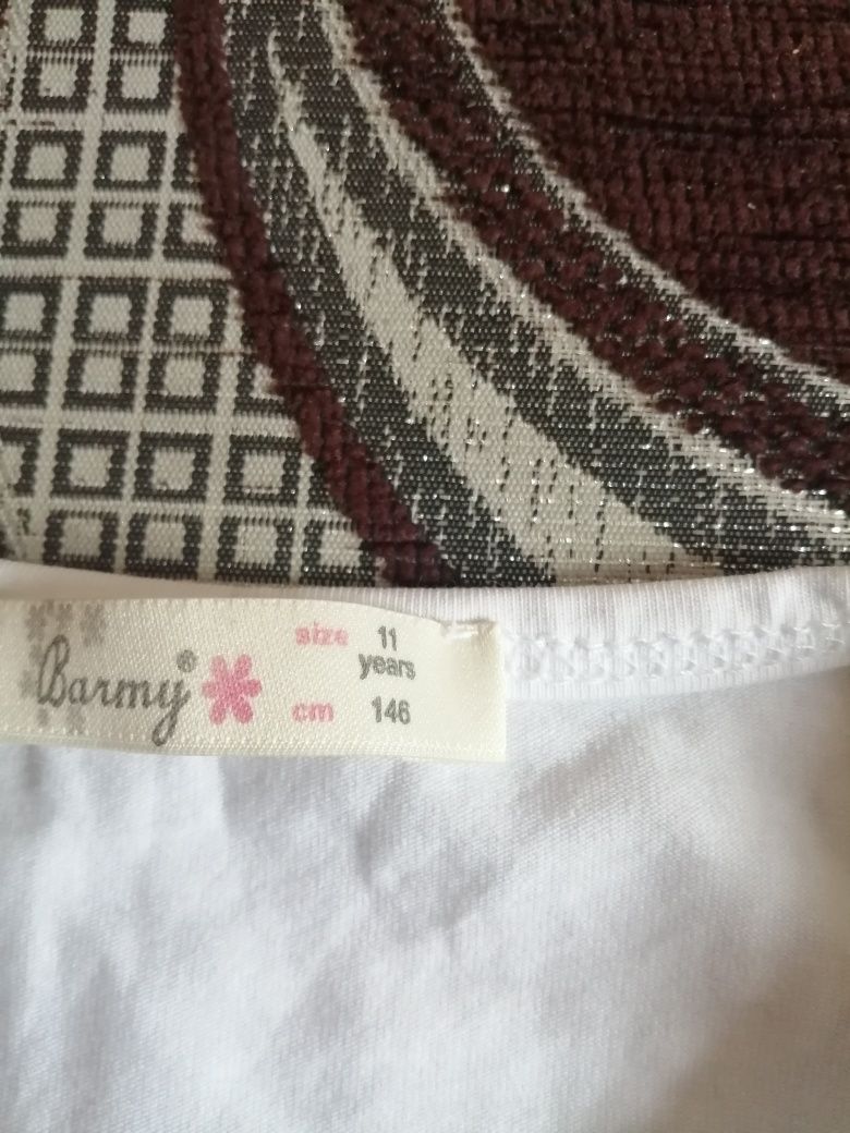 Koszulka bluzka spódniczka komplet akademia
