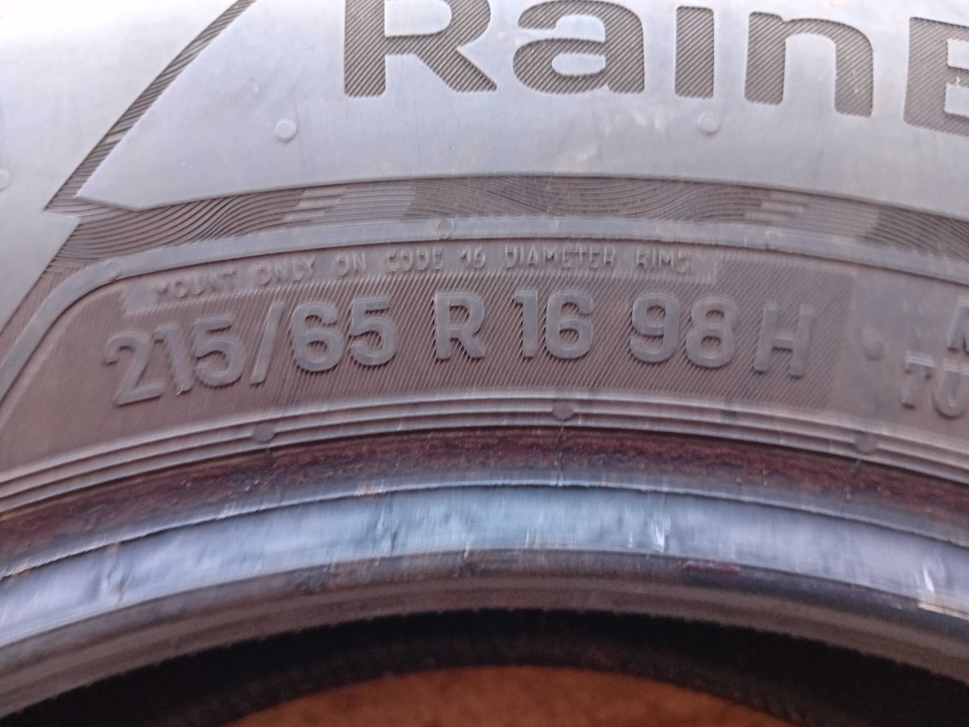 Opona 215/65/16 Uniroyal RainExpert 5 7,5mm 22 rok Jak Nowa F-VAT