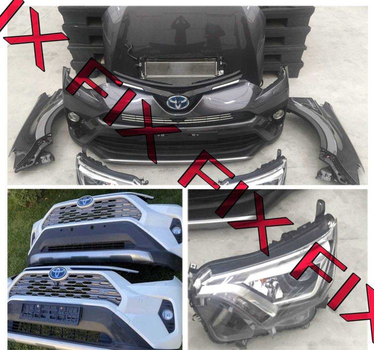 Капот бампер фара крило радіатор решітка Toyota  HIGHLANDER компл