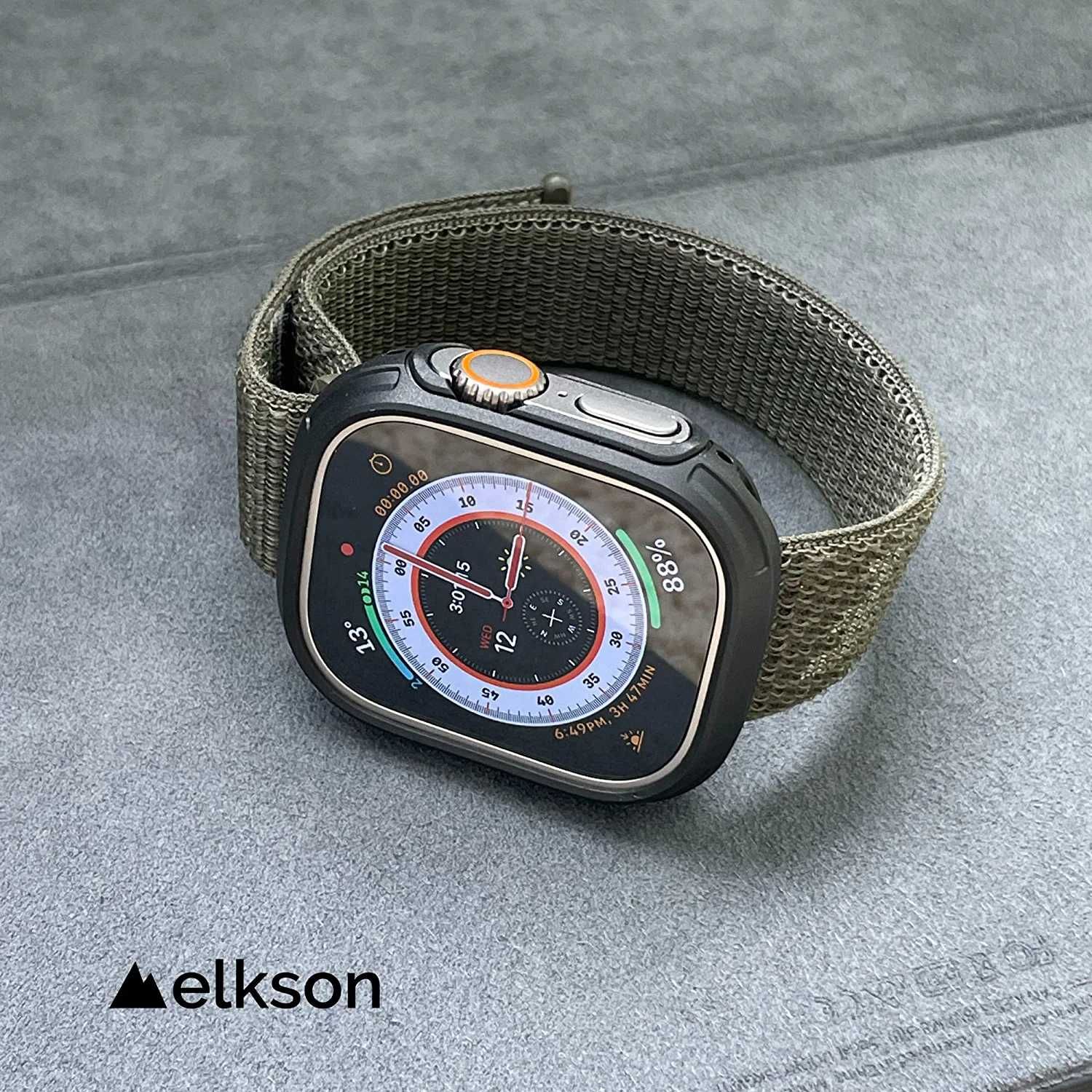 Чехол со стеклом elkson Rugged Чехол для Apple Watch Ultra 2 / 1