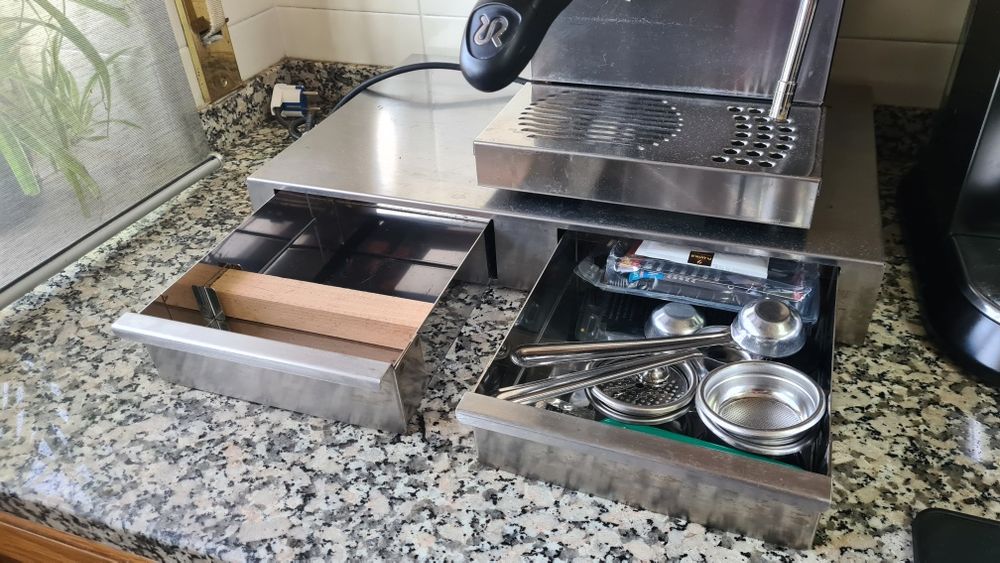 Base em Inox p/ Máquina Café