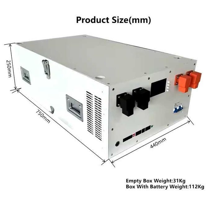 Заводська збірка 14 кВт акумулятори Lifepo4 (клас А), 51.2V, 280Ah