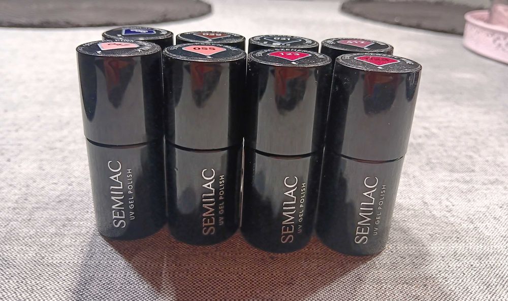 Lakiery hybrydowe semilac zestaw 8
