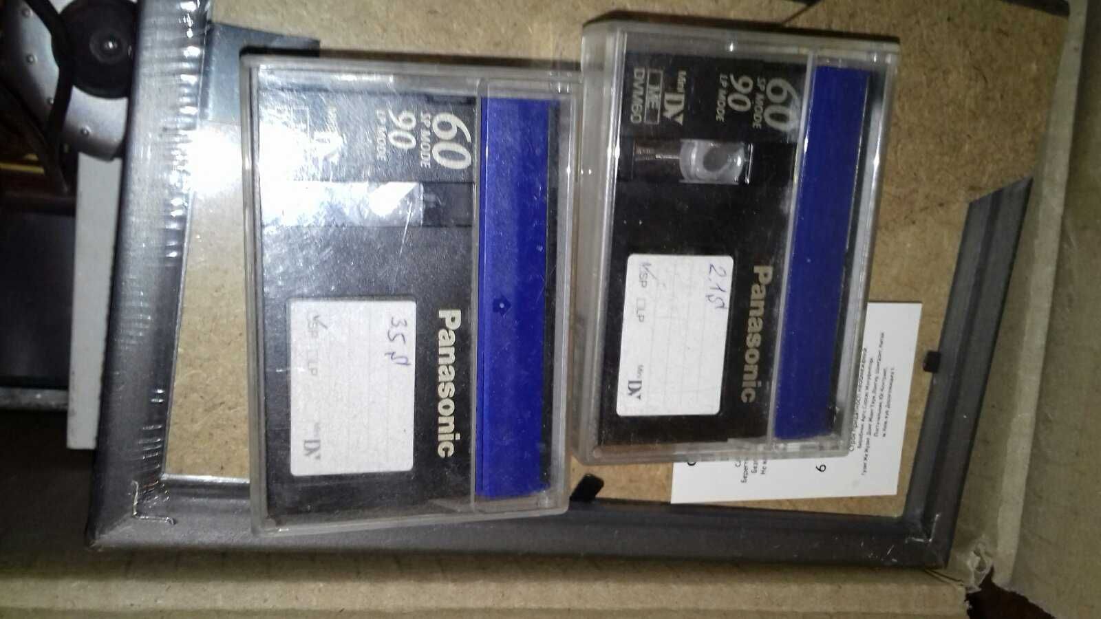Диски кассеты VhS mini dive Digital8 фотоаксессуары