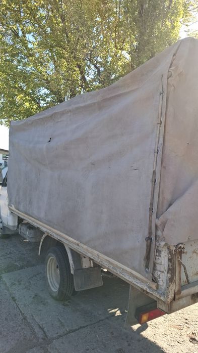 Продам тент б/у на газель 4м