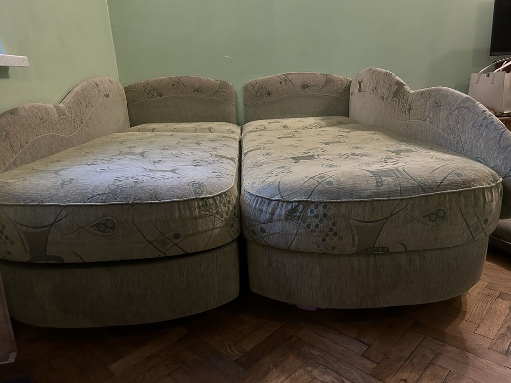 Ліжко,односпальне, диван