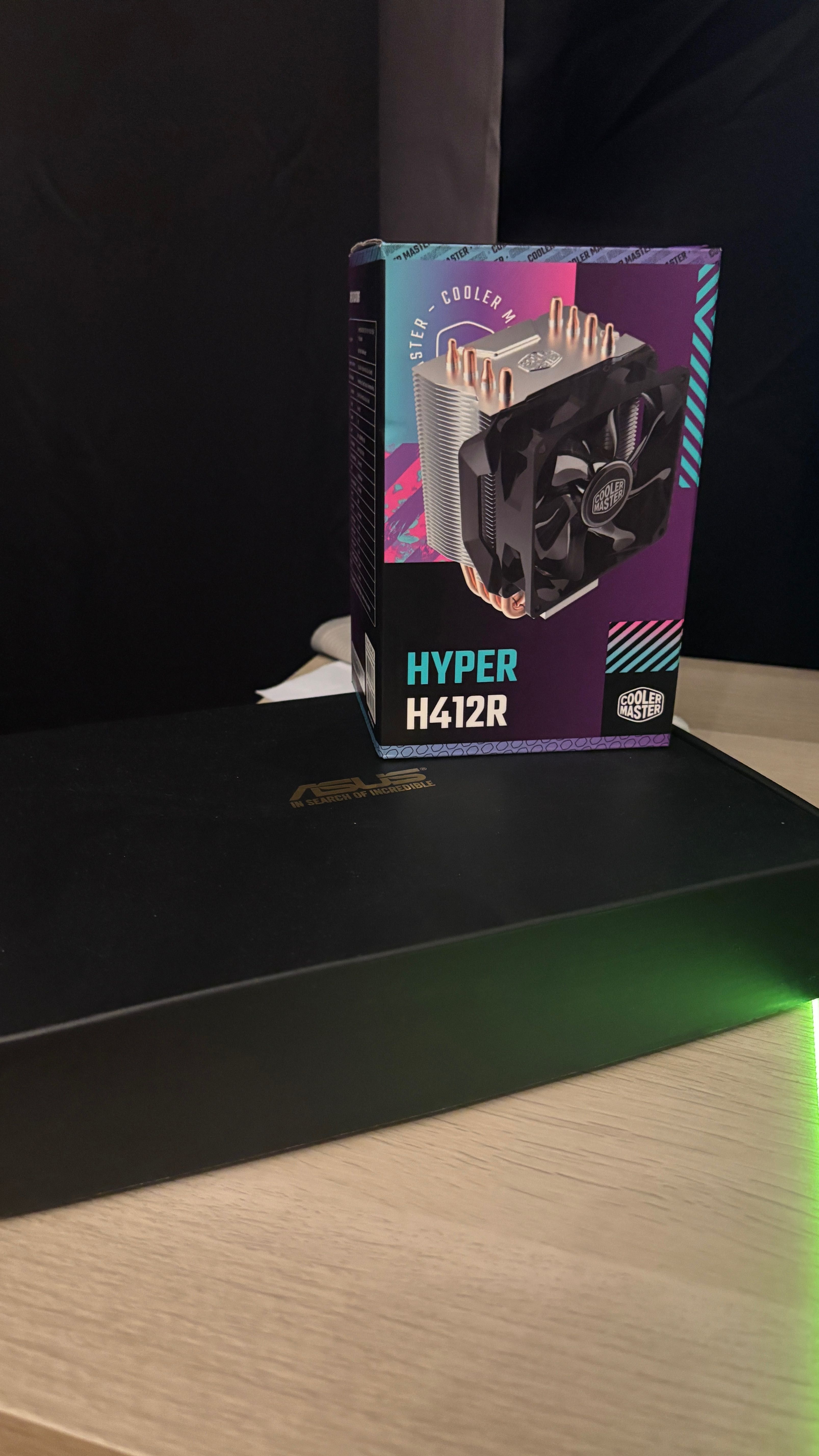 Asus Geforce 3060 RTX + CoolerMaster Hyper H412R