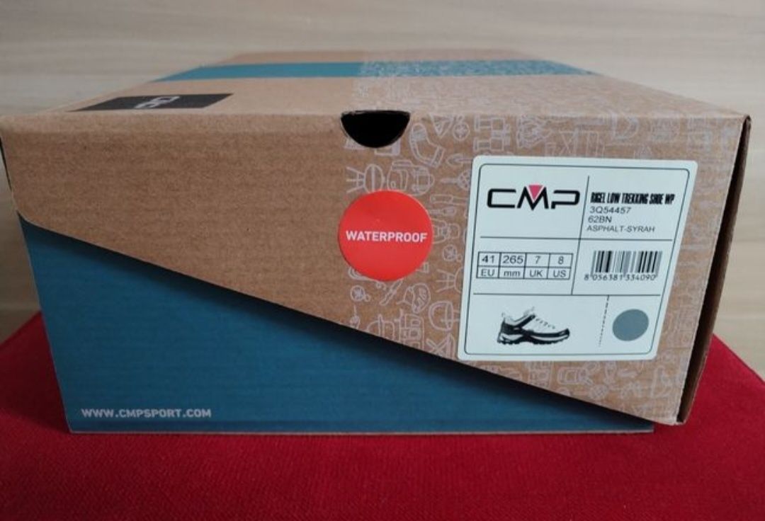 Buty męskie trekkingowe CMP Rigel Low WP r.41 oryginalne okazja nowe
