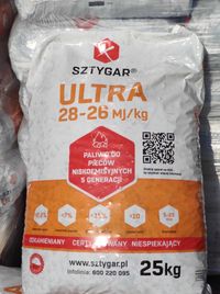 Węgiel eko groszek Ultra Sztygar 28-26Mj/kg